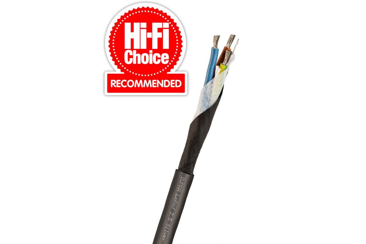 Supra Anniversary LoRad 2.5 SPC - Strömkabel på lösmeter Strömkabel lösmeter