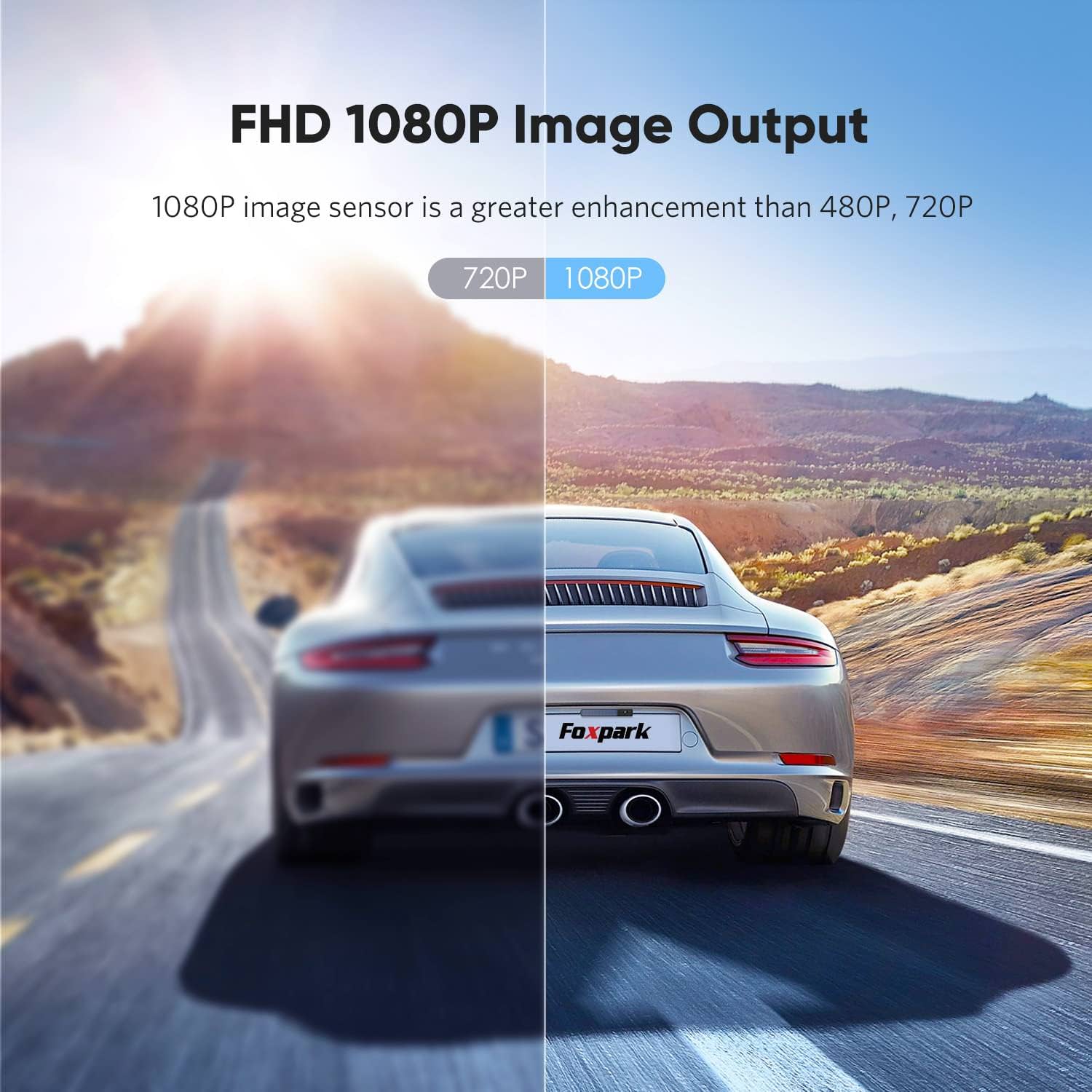 AutoVox Foxpark Solar 3A - Trådlös Backkamera Backkamera