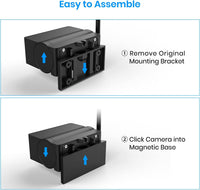 AutoVox Magnetfäste för kamera Solar 4A Backkamera