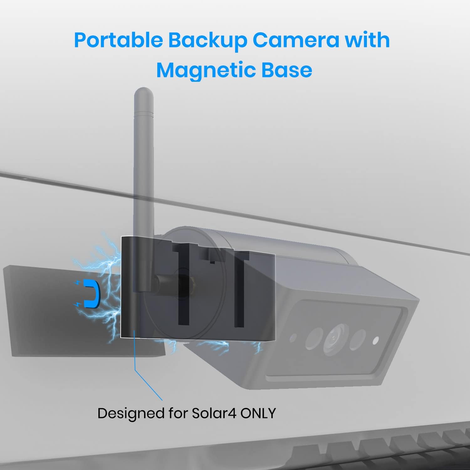 AutoVox Magnetfäste för kamera Solar 4A Backkamera