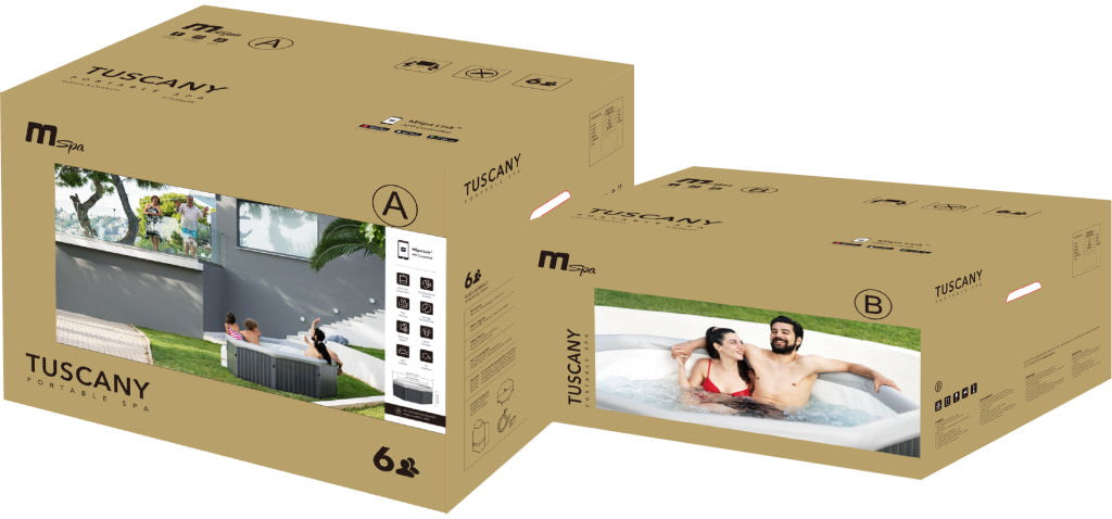 MSpa Tuscany Frame F-TU062W spa-bad