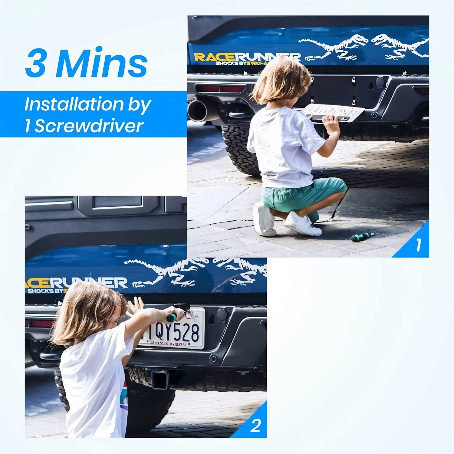 AutoVox Foxpark Solar 3A Kameraenhet (endast kamera) Backkamera