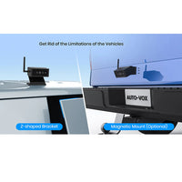 AutoVox Solar 4A - Trådlös Backkamera Backkamera