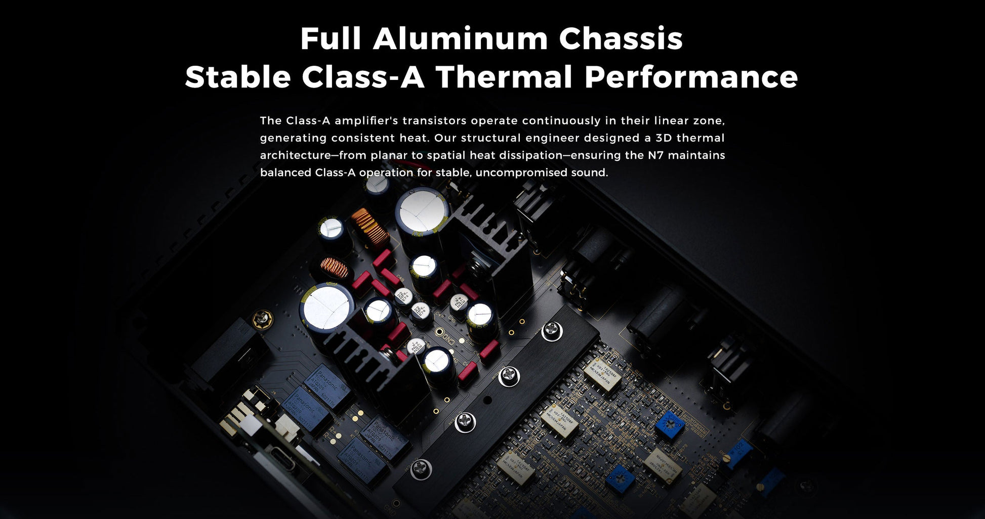 Aune N7 - Hörlursförstärkare Klass A Hörlursförstärkare