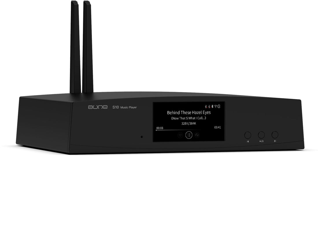 Aune S10 Pro - Musikstreamer HiFi, ESS9038 Pro Nätverksspelare Svart