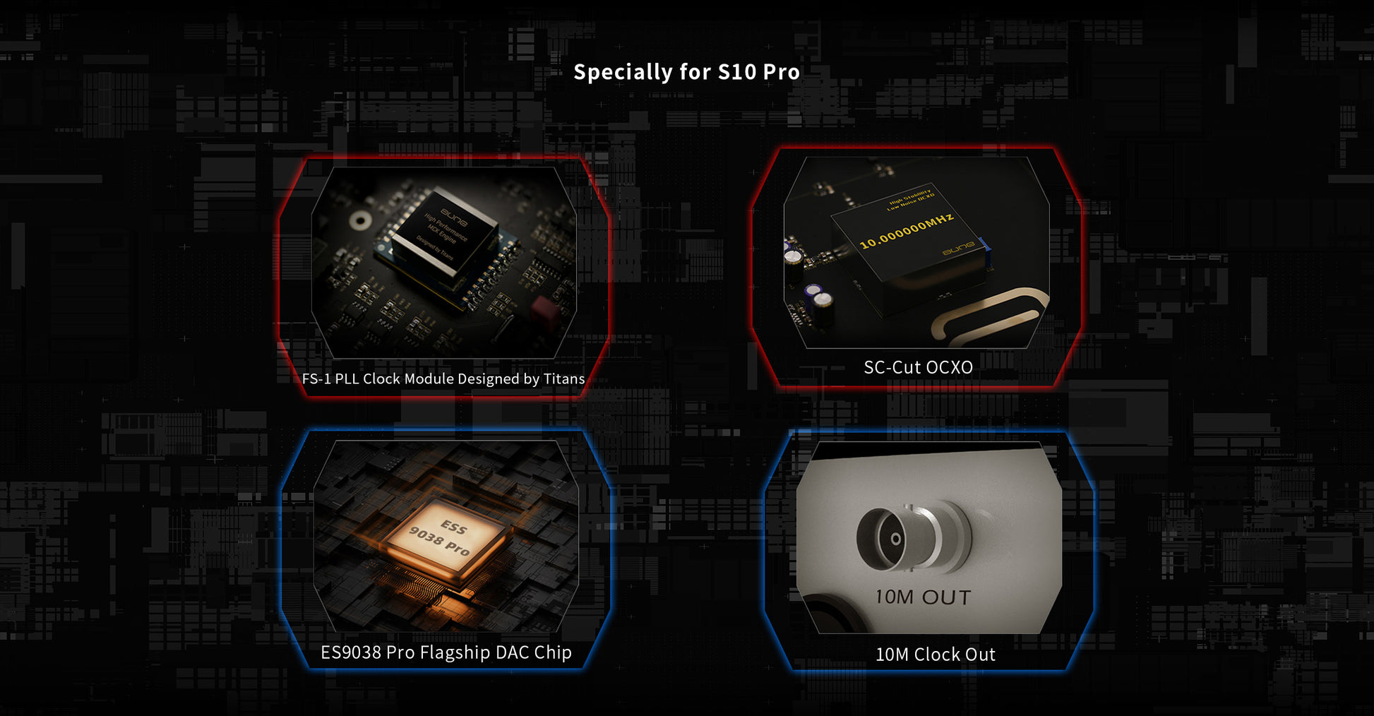 Aune S10 Pro - Musikstreamer HiFi, ESS9038 Pro Nätverksspelare