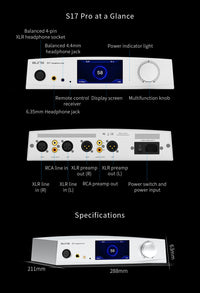 Aune S17 Pro EVO Hörlursförstärkare