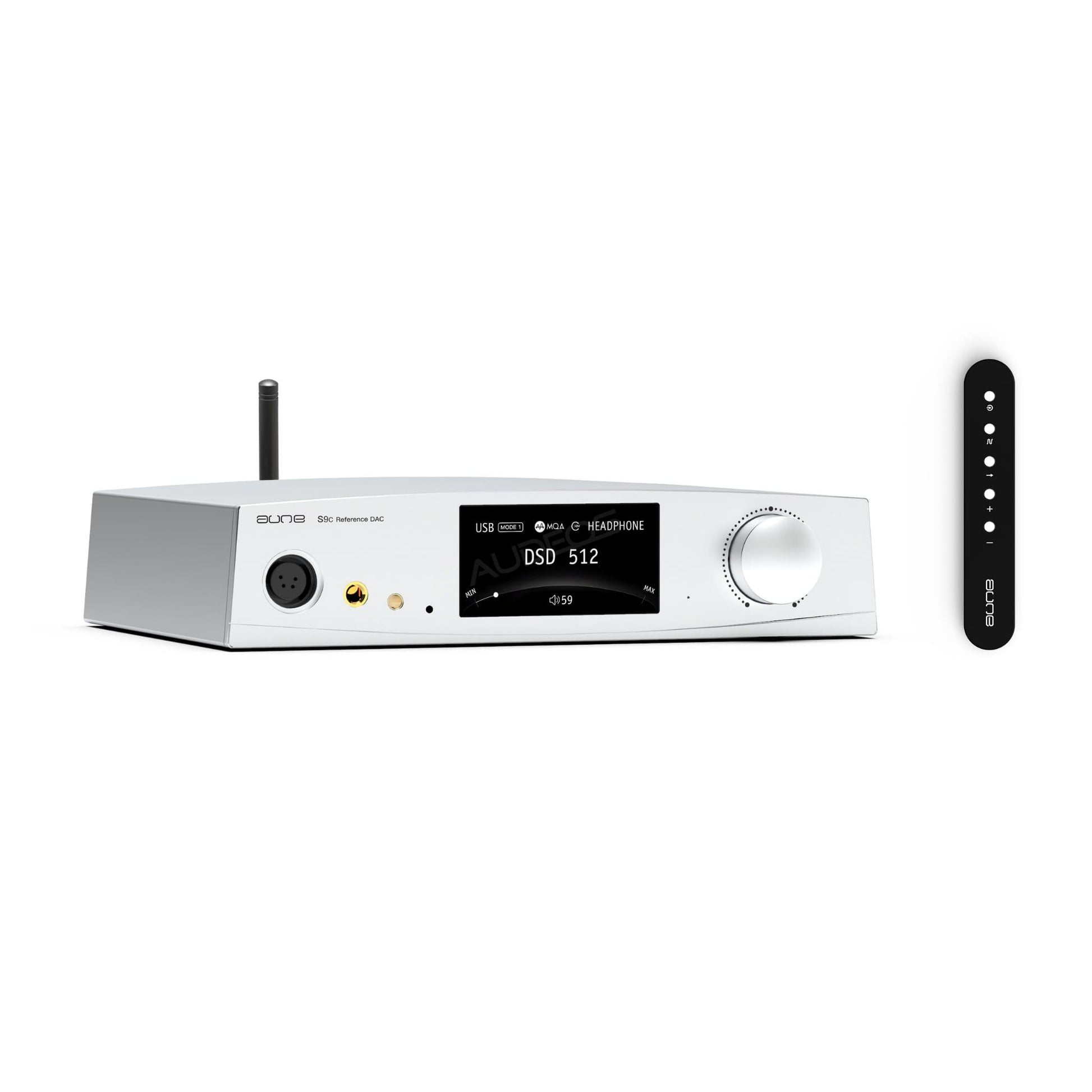 Aune S9c Pro - Hörlursförstärkare/DAC med Bluetooth Hörlursförstärkare Silver