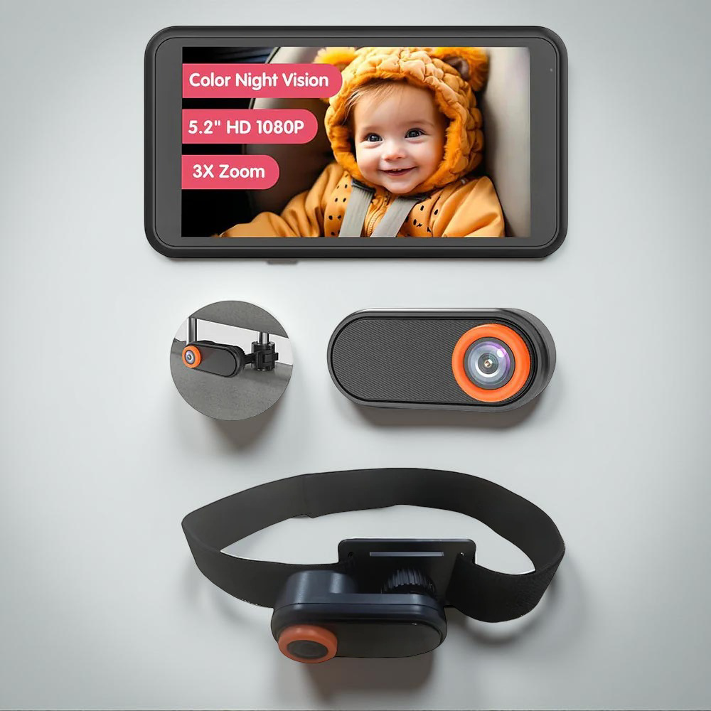 AutoVox BM2 - Babykamera för bil