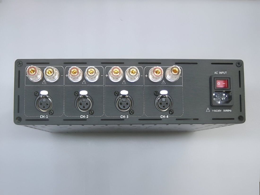 ICEpower DIY 4-kanals låda för ICEpower 1200AS2 & 2000AS2