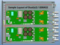 ICEpower DIY 4-kanals låda för ICEpower 1200AS2 & 2000AS2