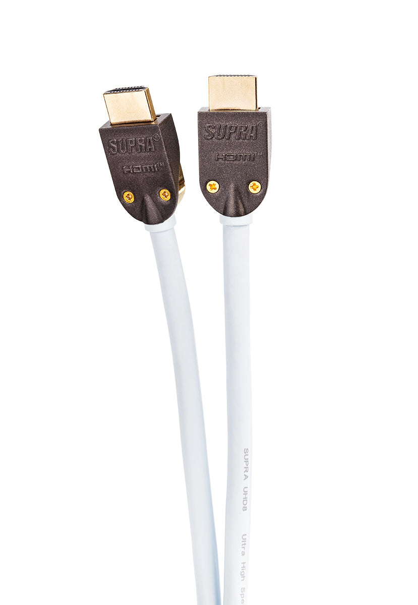Supra HDMI-HDMI UHD8K WHITE (1-5m) Hdmi-kabel