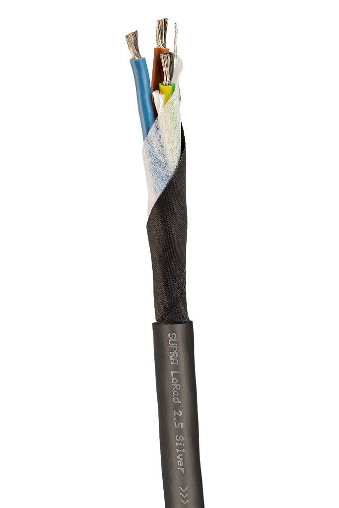 Supra Anniversary LoRad 2.5 SPC - Strömkabel på lösmeter Strömkabel lösmeter