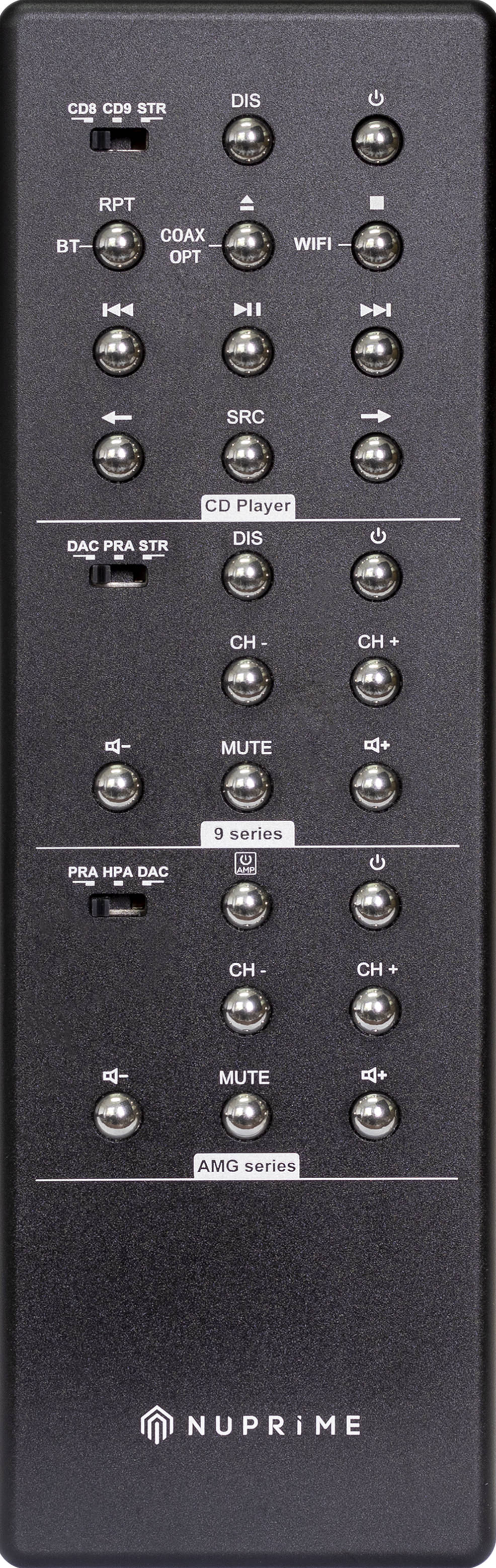 NuPrime System Remote Fjärrkontroll