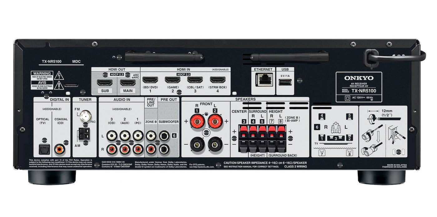 Onkyo TX-NR5100 Hemmabioförstärkare