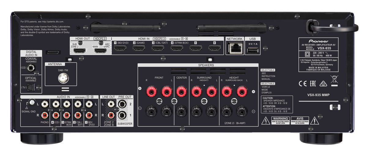 Pioneer VSX-935 Hemmabioförstärkare