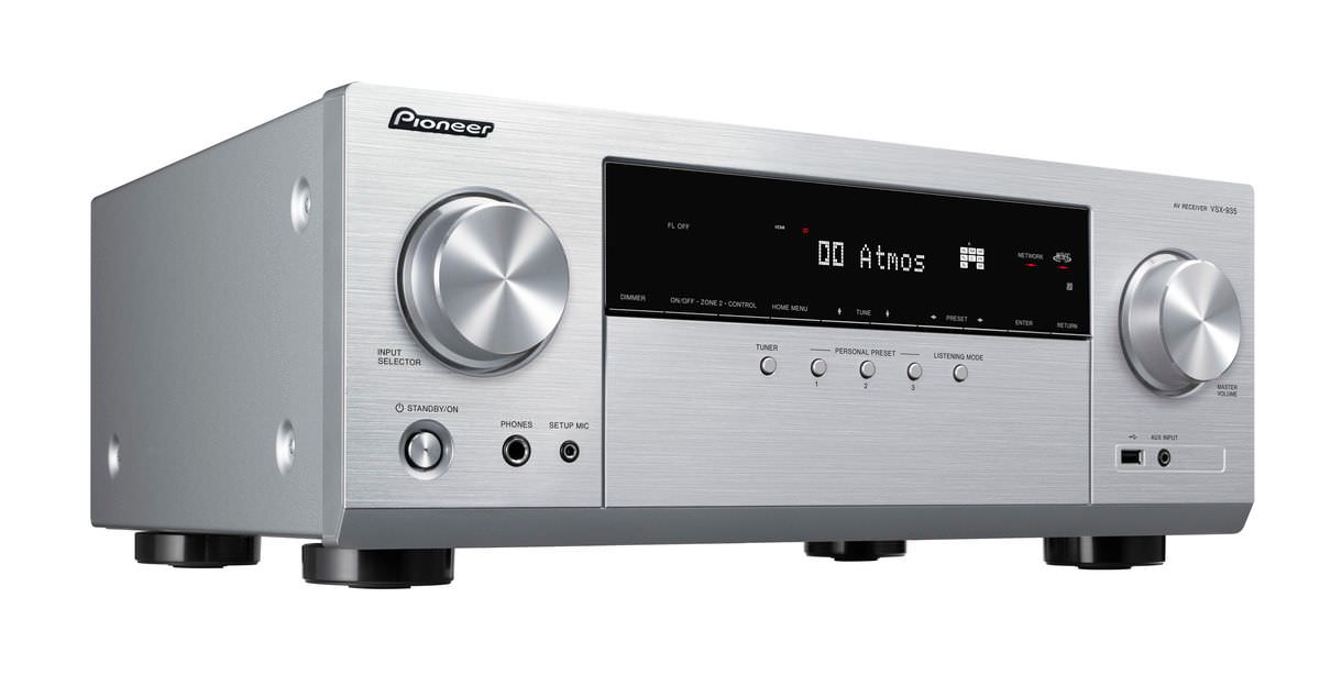Pioneer VSX-935 Hemmabioförstärkare Silver