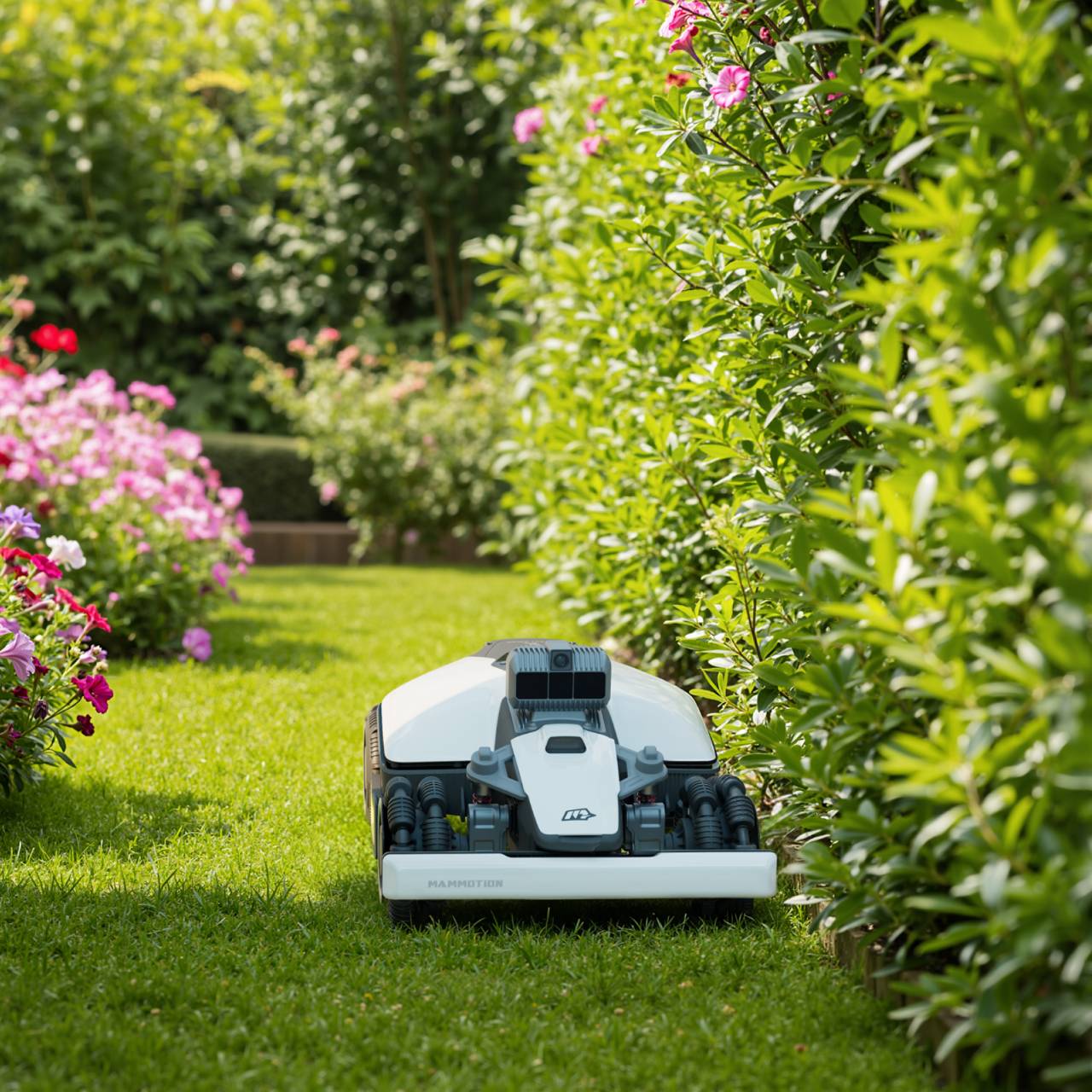 LUBA mini AWD 1500 Lidar - För 1500m2 Gränskabelfri Robotgräsklippare