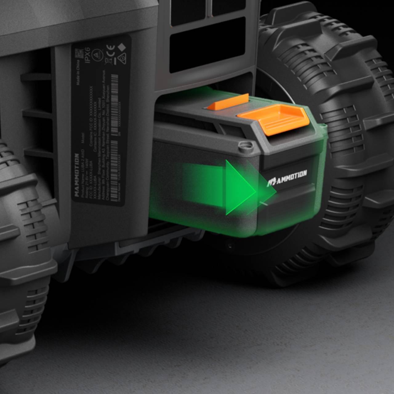 LUBA mini AWD 1500 Lidar - För 1500m2 Gränskabelfri Robotgräsklippare
