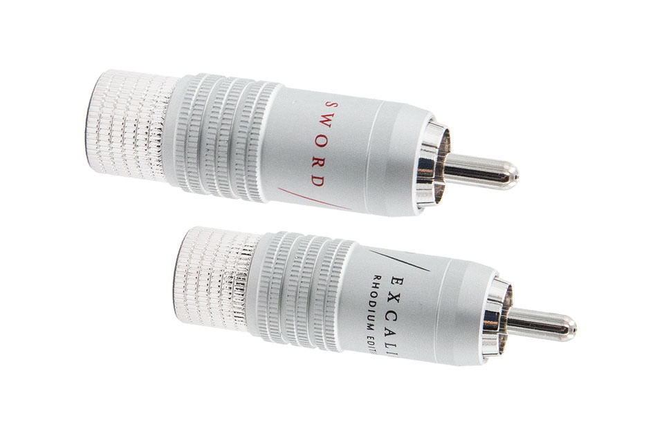 Supra RCA-8SL Rhodium RCA-kontakt (2-pack) RCA-kontakter
