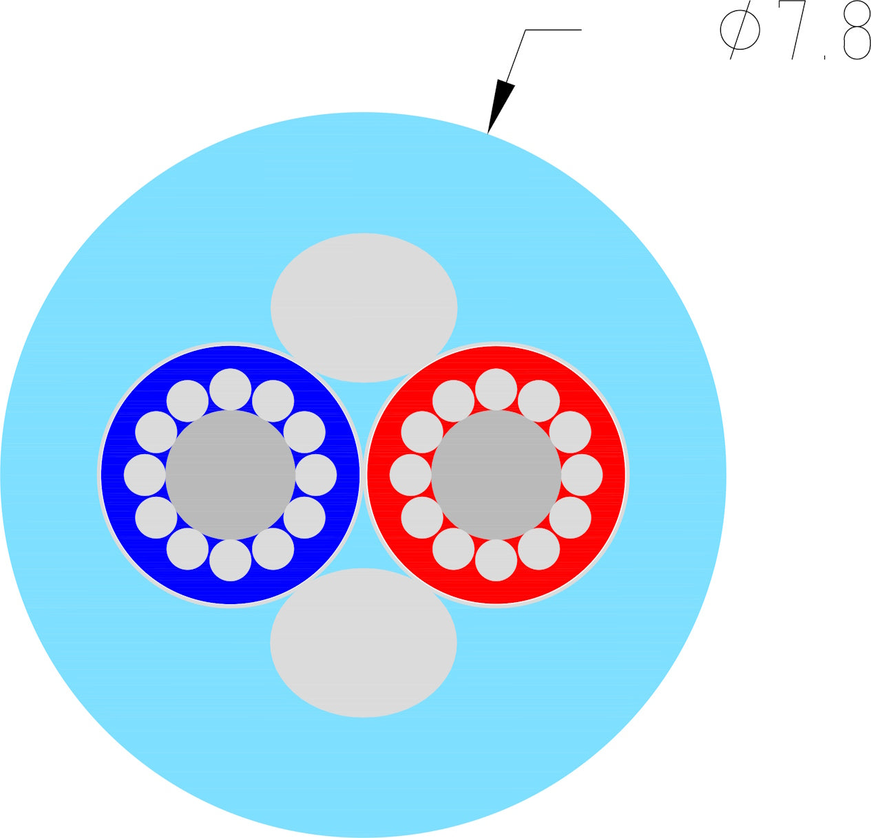 Supra EFF-IX 2RCA - 2RCA Analog RCA-kabel
