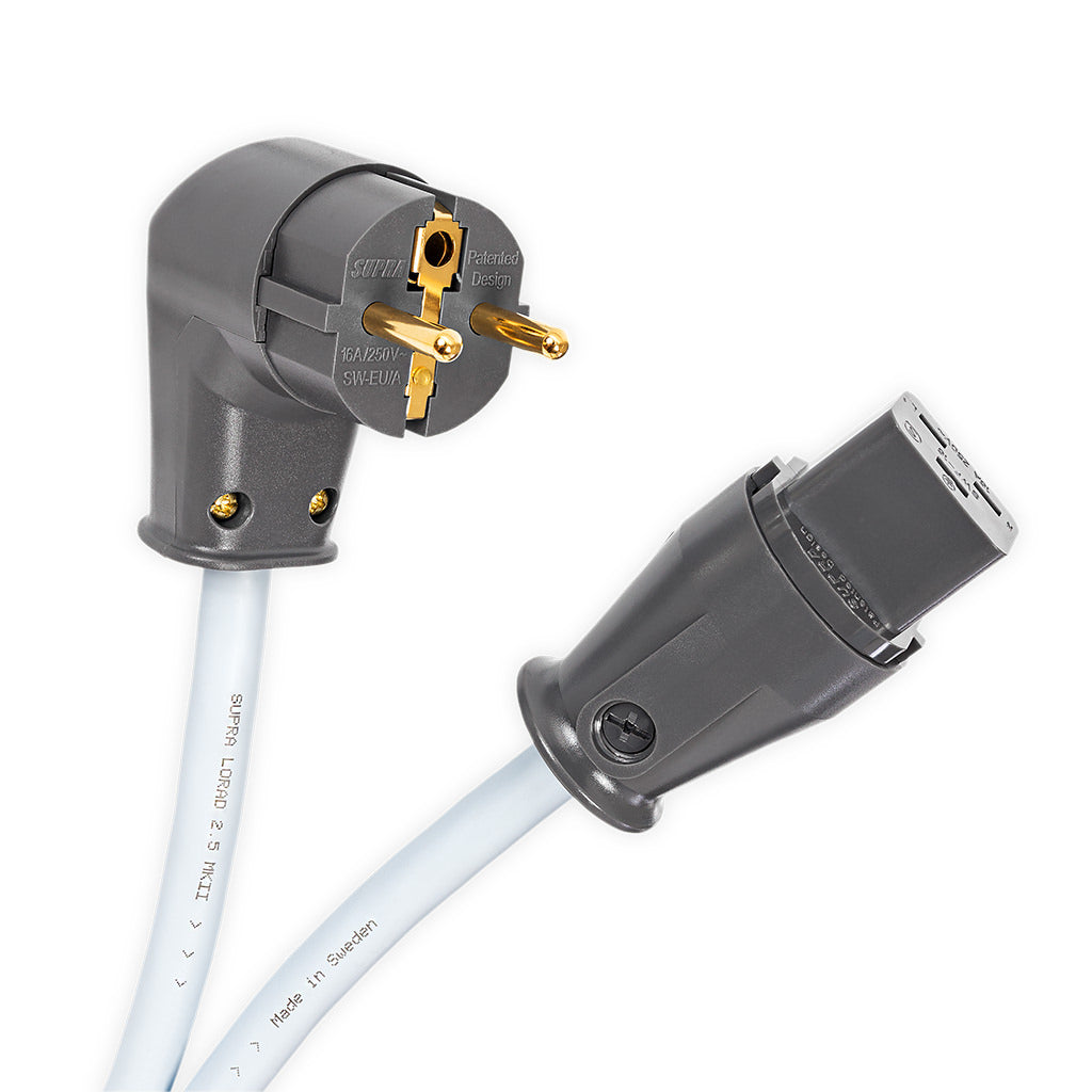 Supra LoRad 2.5 MK II CS-16-EU CEE 7/7 - (angled) IEC C19 Strömkabel IEC C19 16A