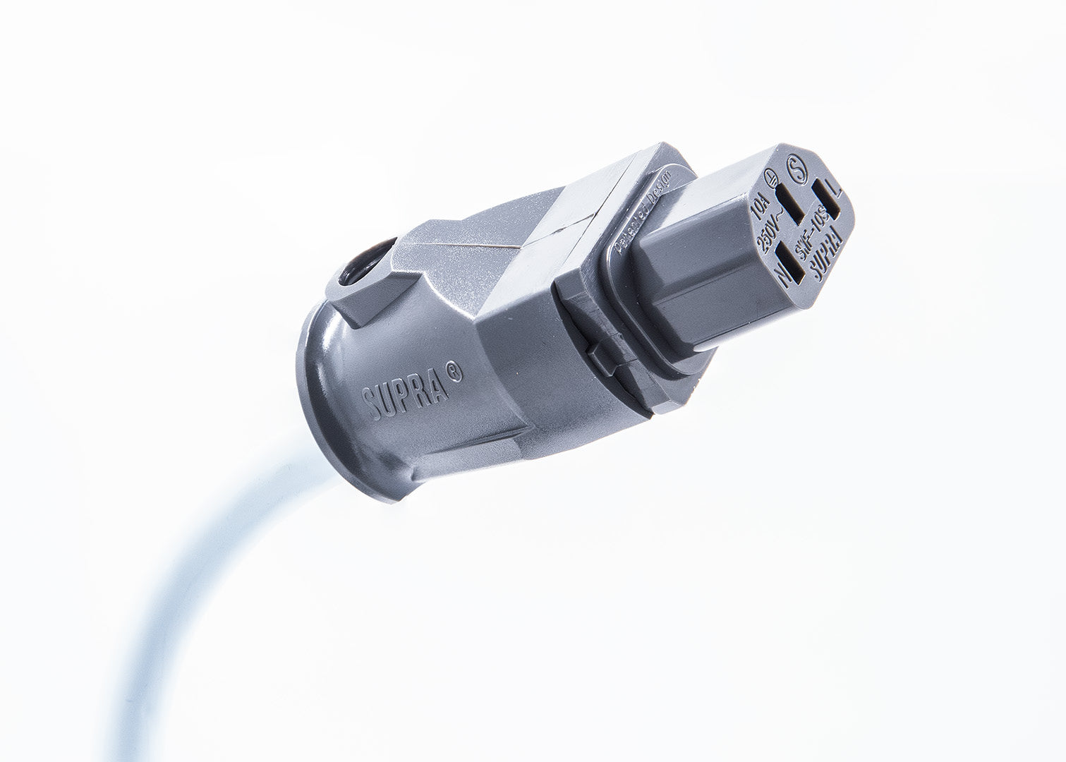 Supra LoRad 1.5 MK II CS-EU/A CEE 7/7 (angled) - IEC C13 Strömkabel EU-standard