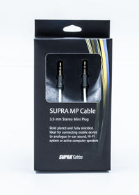 Supra MP 3.5mm - 3.5mm Ljudkabel