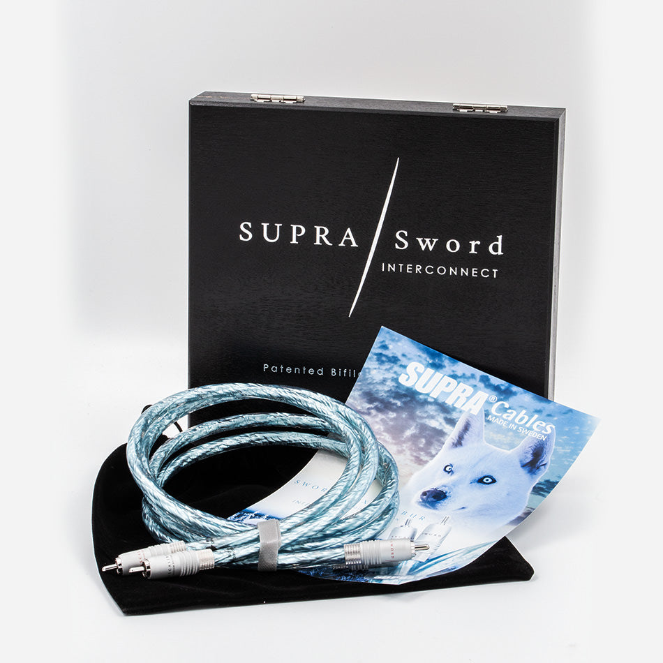 Supra Sword Excalibur ISL Rhodium Analog RCA-kabel