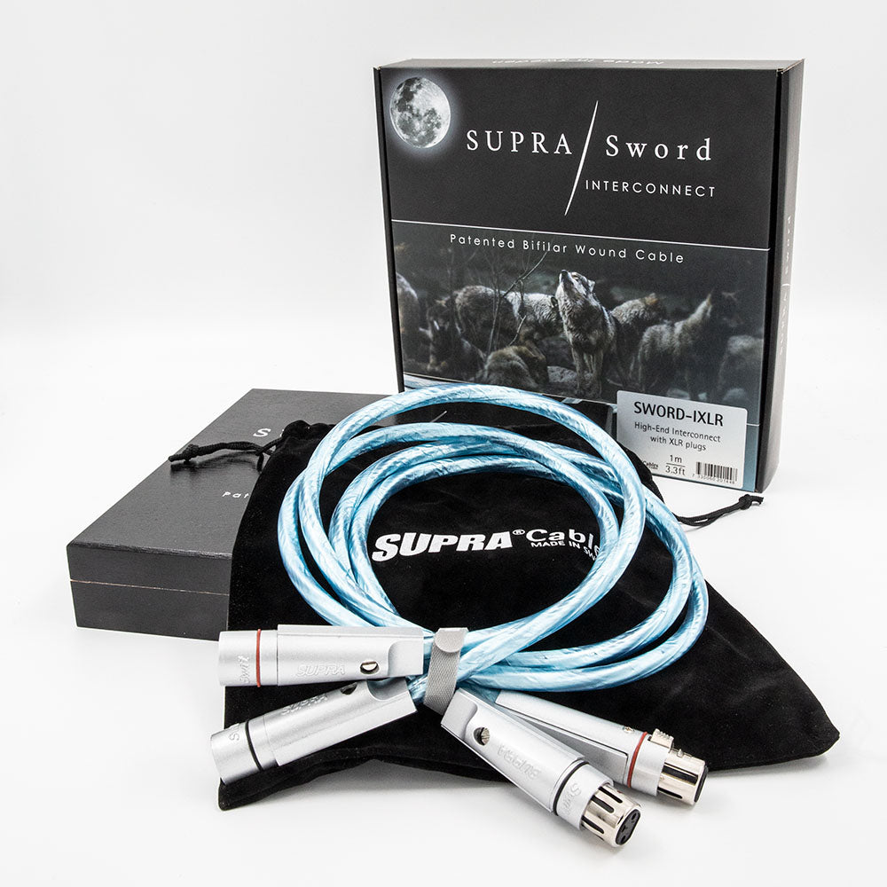 Supra Sword Excalibur IXLR Rhodium Analog XLR-kabel