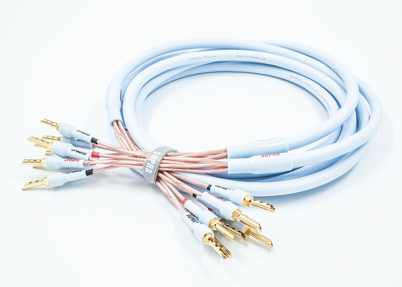 Supra XL Annorum CombiCon Bi-Amp 4Banana - 4Banana (par) Terminerad-högtalarkabel