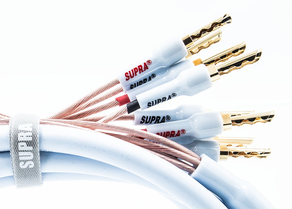 Supra XL Annorum CombiCon Bi-Amp 4Banana - 4Banana (par) Terminerad-högtalarkabel