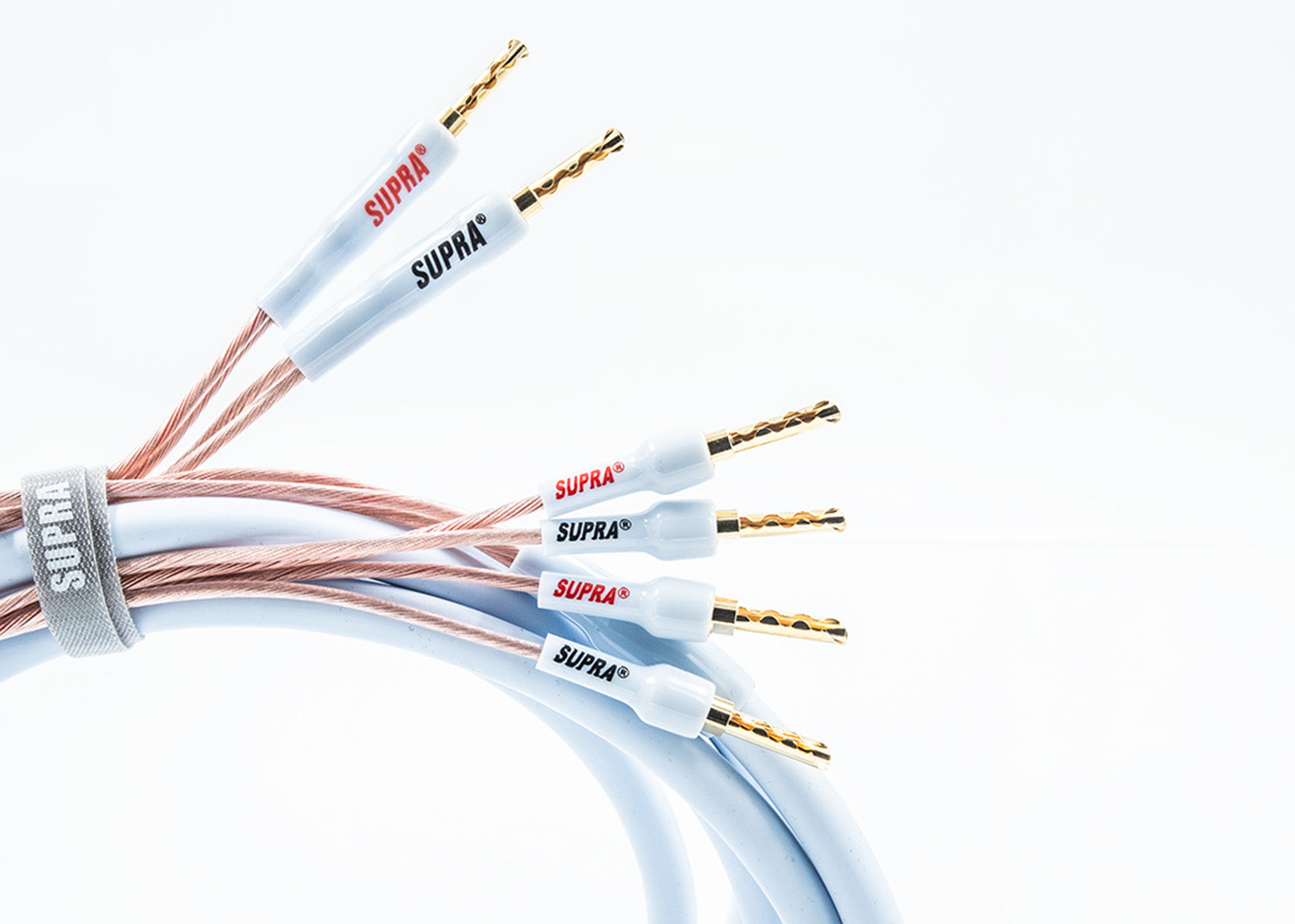 Supra XL Annorum CombiCon Bi-Wire 2Banana - 4Banana (par) Terminerad-högtalarkabel