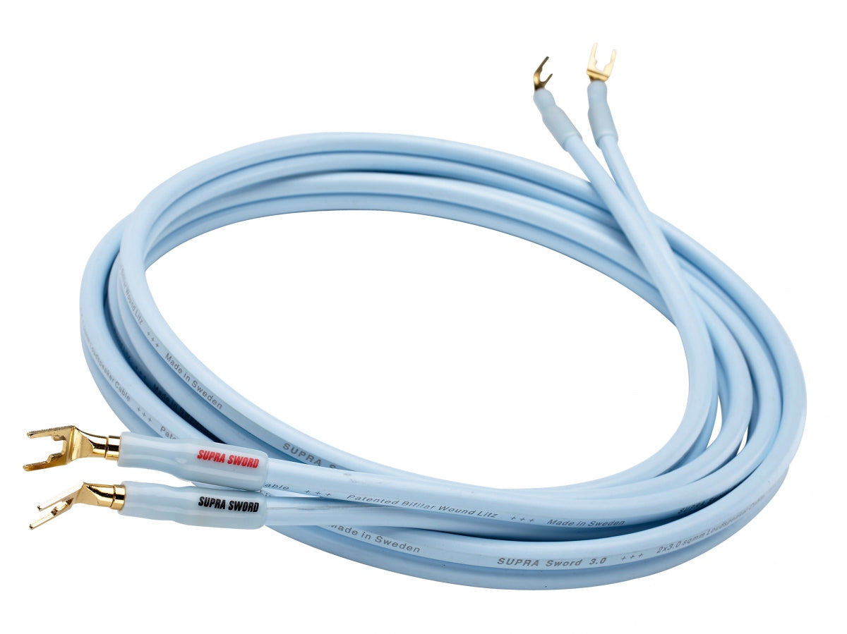 Supra Sword Combicon - Premium Högtalarkabel Terminerad-högtalarkabel