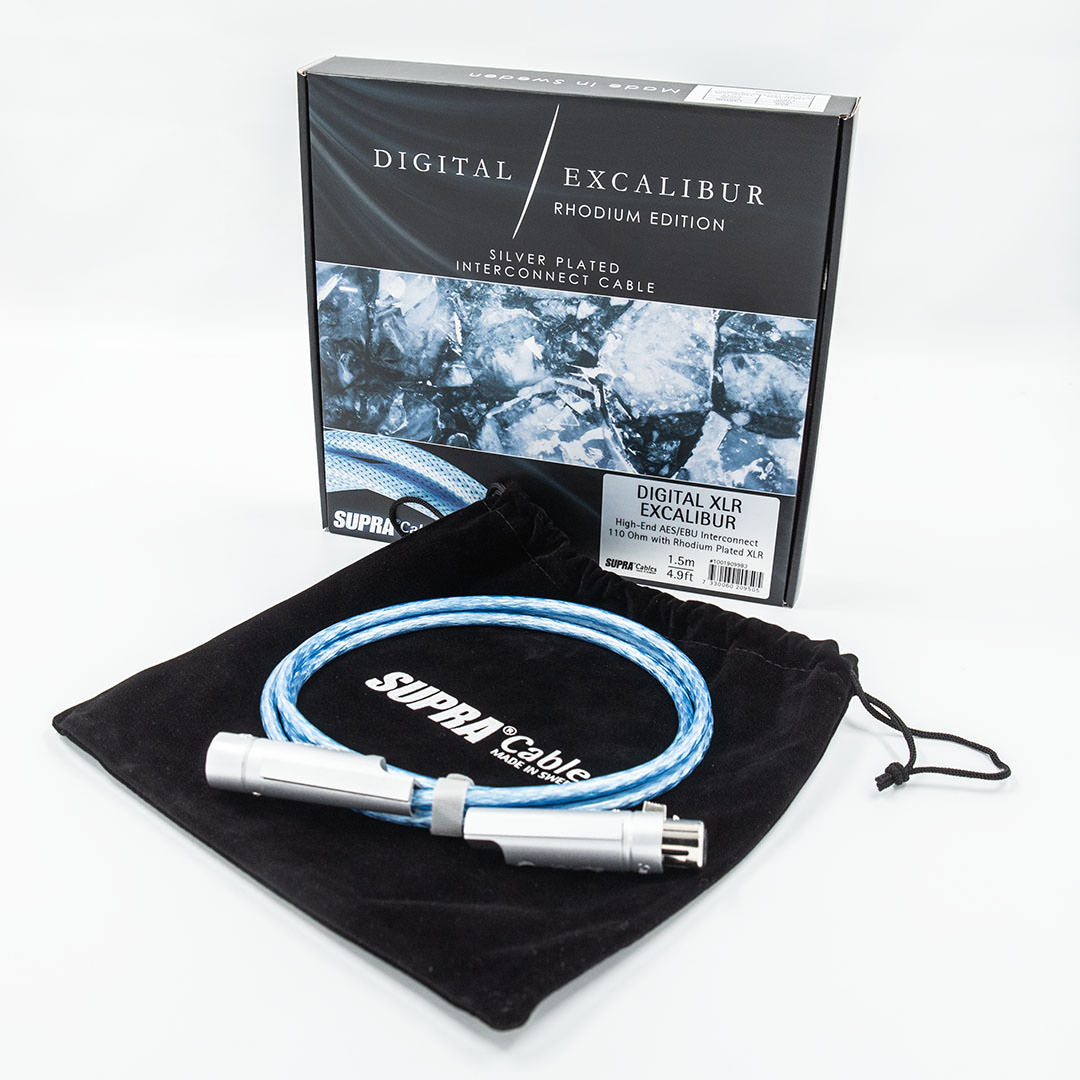 Supra Digital XLR Excalibur Rhodium AES/EBU Digitalkabel