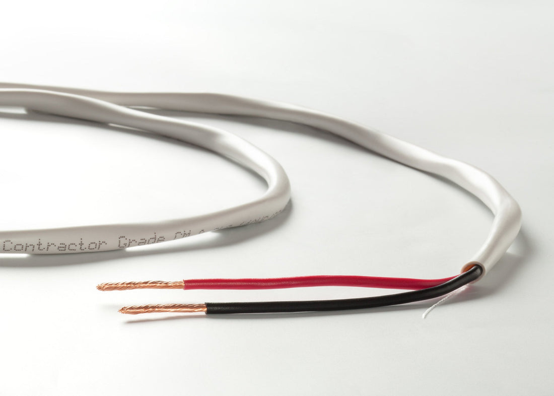 TAGA TCL-216W 2x1,7mm - Högtalarkabel installation Högtalarkabel-lösmeter