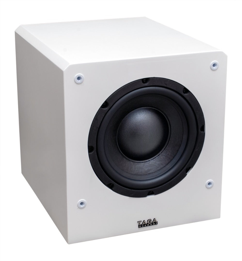 Taga TSW-80 Subwoofer Vit högblank