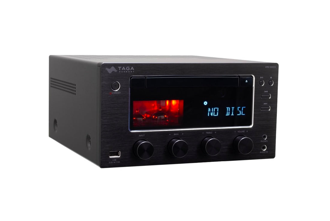 Taga HTR-1000CD v.3 - Stereoförstärkare, CD, Bluetooth FM/DAB+ Stereoförstärkare