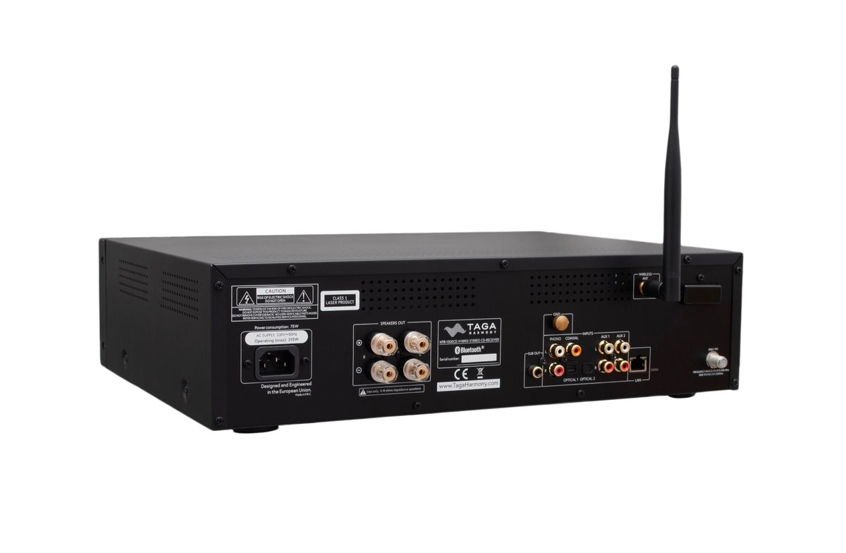 Taga HTR-1500CD - Stereoförstärkare, Streaming, CD, FM/DAB+ Stereoförstärkare
