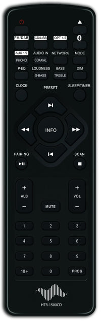 Taga HTR-1500CD - Stereoförstärkare, Streaming, CD, FM/DAB+ Stereoförstärkare