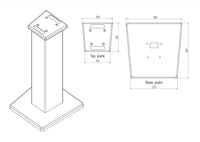XTZ Cinema Stand - Högtalarstativ Högtalarstativ