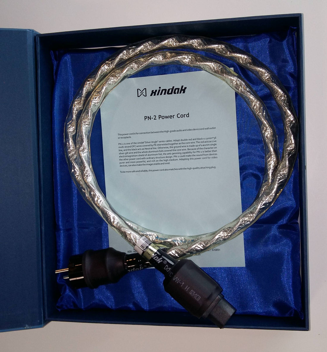 Xindak Soundright PN-2 Strömkabel EU-standard