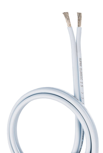 Supra Classic 2.5 2x2,5mm, högtalarkabel lösmeter Högtalarkabel-lösmeter Blå