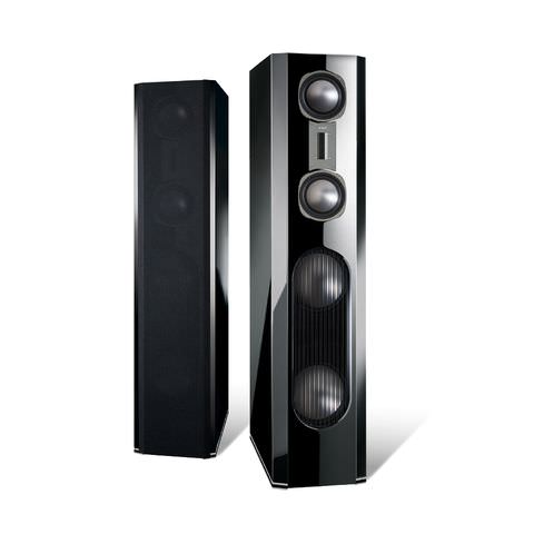 Quadral Aurum Vulkan 9 Golvhögtalare Svart pianolack