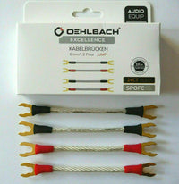 Oehlbach Jump! Jumpers 2Spade - 2Spade (par) 0,1m Högtalarjumper