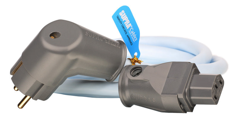 Supra LoRad 1.5 MK II CS-EU/A CEE 7/7 (angled) - IEC C13 Strömkabel EU-standard