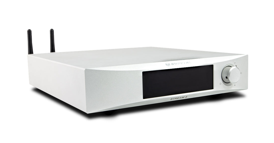 NuPrime Stream-9 - HiFi Musikstreamer, I2S, AES Nätverksspelare Silver