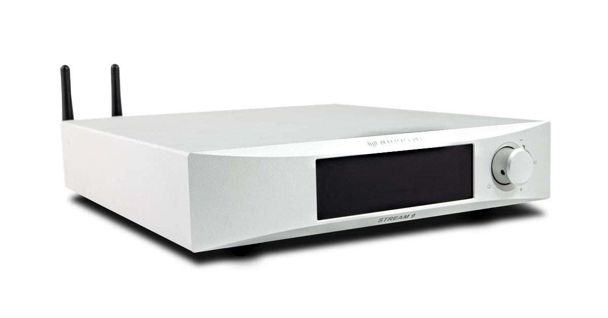 NuPrime Stream-9 - HiFi Musikstreamer, I2S, AES Nätverksspelare Silver