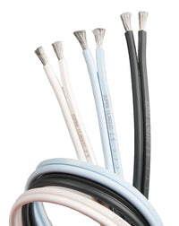 Supra Classic 2.5 2x2,5mm, högtalarkabel lösmeter Högtalarkabel-lösmeter Vit