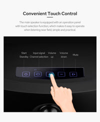 Swans OS-10 - Aktiva högtalare med fjärrkontroll Aktiva högtalare